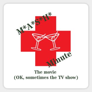 Mash Minute The movie (Transparent background) Sticker